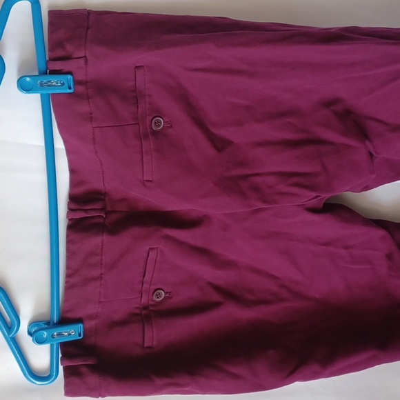 Liz Claiborne Career Pants Emma Classic size 14, Berry - Picture 4 of 5
